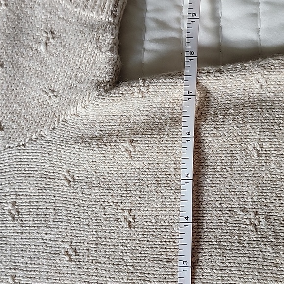 Vintage Classic  Hand Knit Short Sleeve Sweater Lauren -Ralph Lauren- Sz  small - Picture 8 of 11